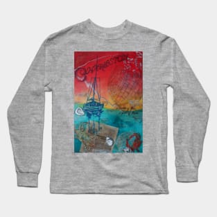 Charleston Shrimp and Crab Long Sleeve T-Shirt